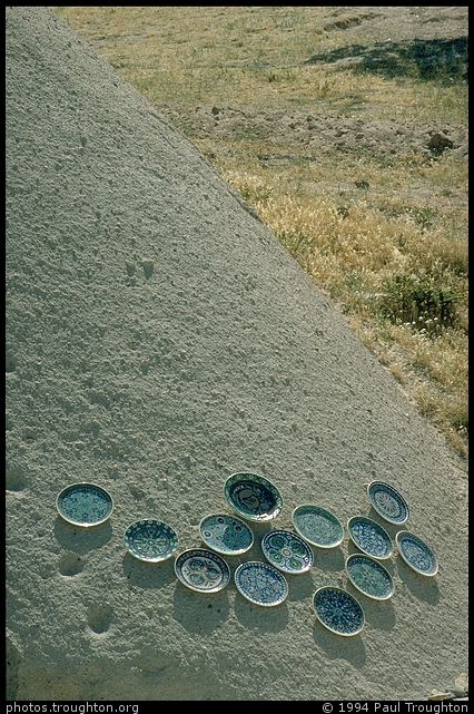 Plates and strange landform - Capadocia - Ancient photographs