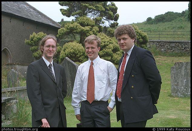 Mark Giles, Stephen Mack and David Smith - Josie and Thomas's Wedding