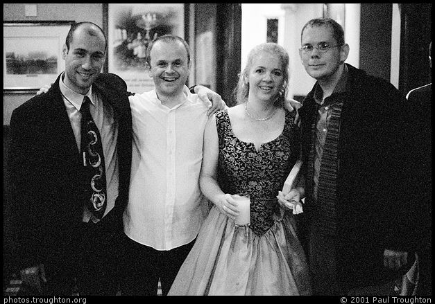 The band formerly known as Spacehopper: Marcello, Andy, Alison and Dale - Ali and Andy's Wedding