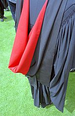 Dominant colours of the day - Senate House, Cambridge - Graduation 2001