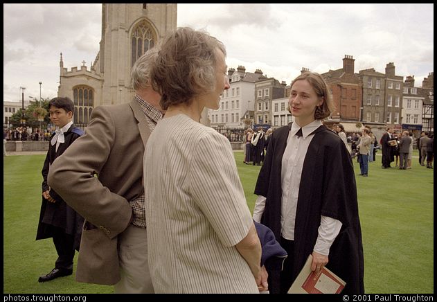 La Famille Roucoux - Senate House, Cambridge - Graduation 2001