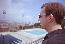 Ian Troughton - Barcelona Olympic Diving Pool - Europe with Ian 2002