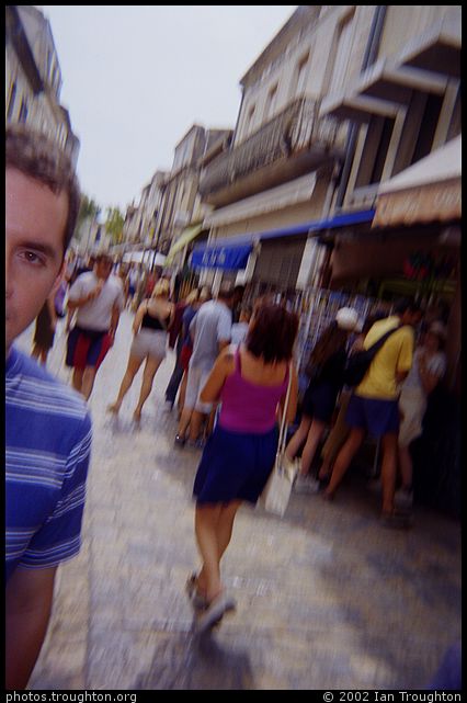 Paul Troughton - Grotty touristy town on the coast near Marseille - Europe with Ian 2002