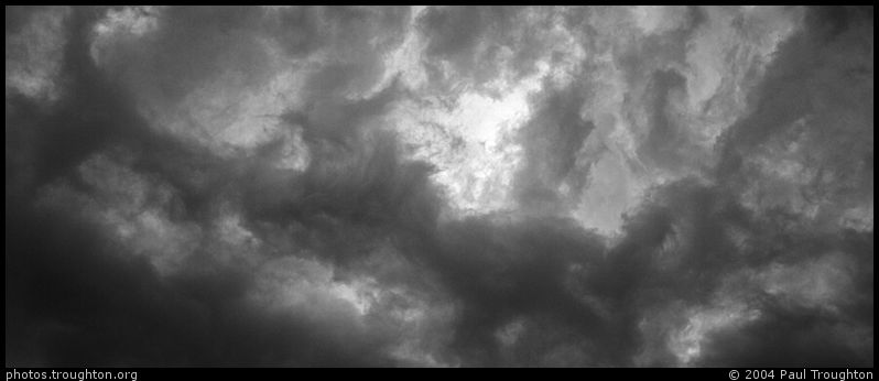 Thunderclouds over Cambridge, July 2004