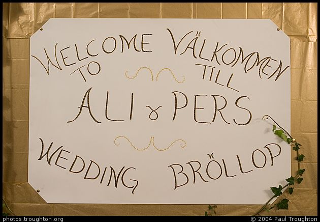 Ali and Per's Wedding