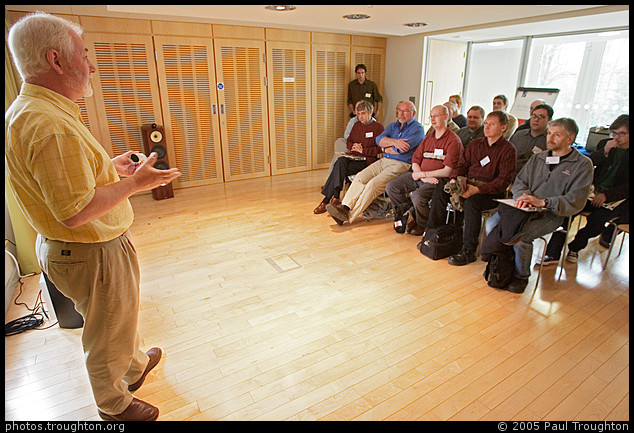 John Dibb's speaker placement demonstration - AES UK Audio Technical Education Day 2005