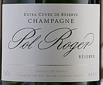 Pol Roger R?serve, by far the nicest of the dry champagnes - Tasting Champagne for our wedding
