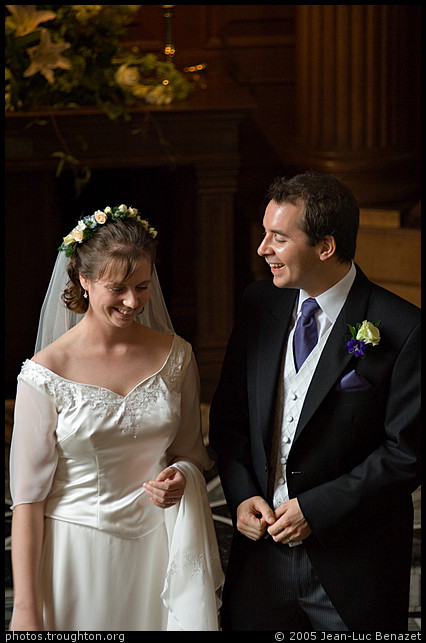 Sophie and Paul - During the service
