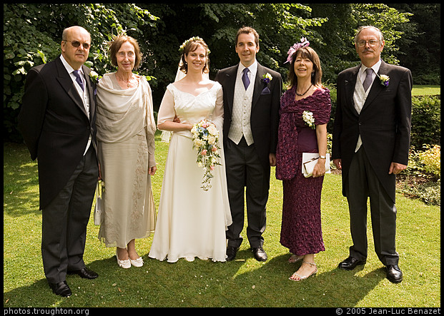Peter, Rowena, Sophie, Paul, Joyce and David - Formal pictures