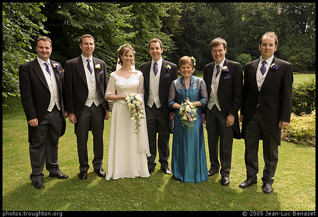 Philip, William, Sophie, Paul, Hilary, Jeremy and Ian - Formal pictures