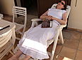 A shade-lounger! - Syracuse - Honeymoon in Sicily