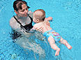 Swimming with Mum - Melbourne - Dominic in Summer