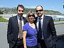 Paul, Joyce, and Ian - Titahi Bay - Howard's Funeral