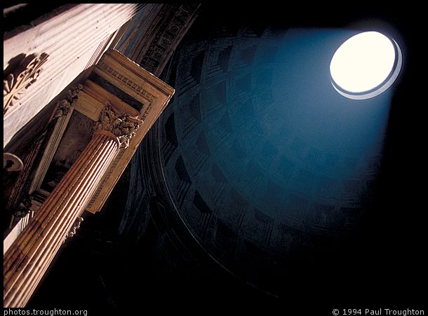 Interior of the Pantheon - Rome - Ancient photographs
