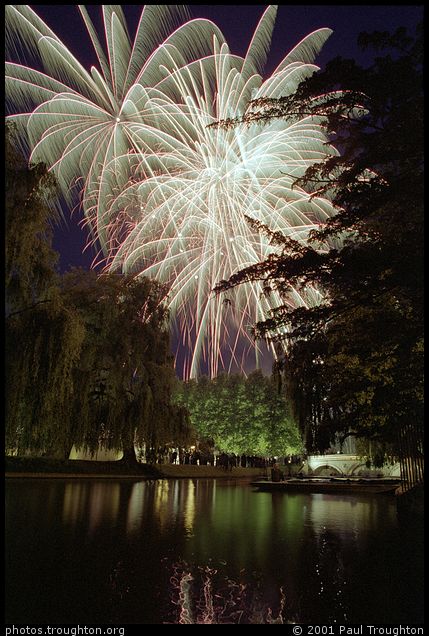 Fireworks over Trinity May Ball - 2001 May Balls