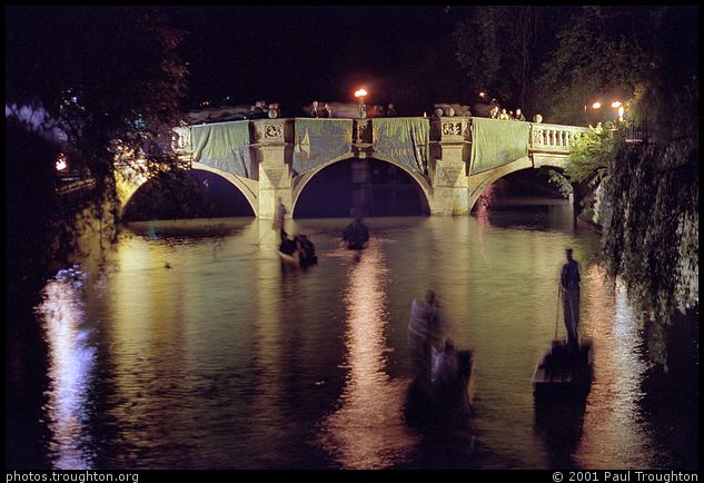 Clare Bridge during Clare May Ball - 2001 May Balls